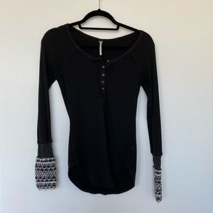 Free people long sleeve top